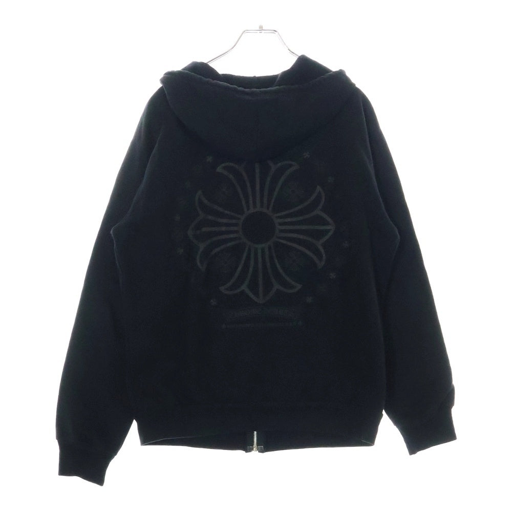 CHROME HEARTS(クロムハーツ) OLD CH PLUS HD ZIP オールドモデル CHプラスロゴ ジップアップパーカー ブラック
