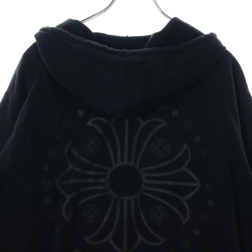 CHROME HEARTS(クロムハーツ) OLD CH PLUS HD ZIP オールドモデル CHプラスロゴ ジップアップパーカー ブラック
