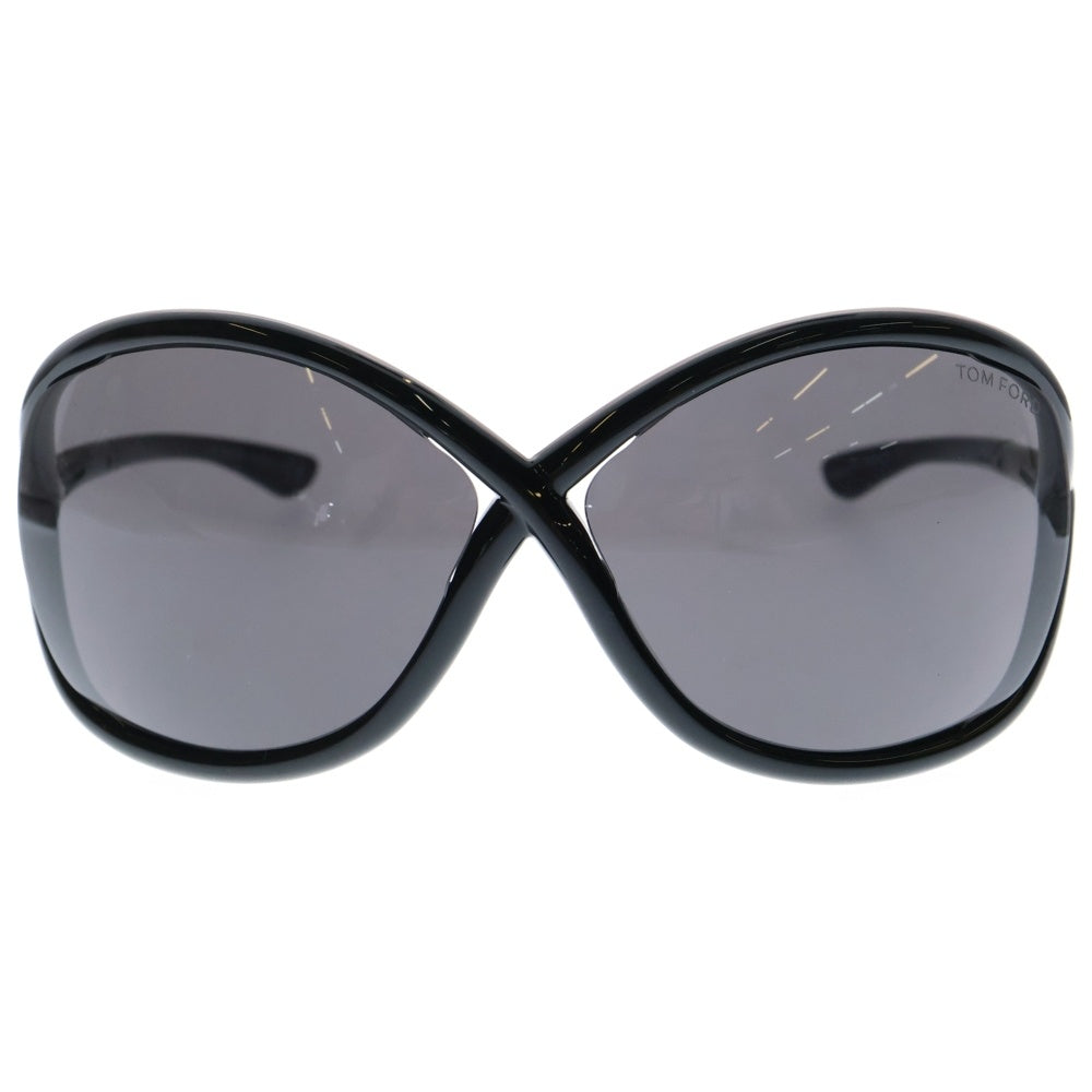 TOM FORD(トムフォード) Whitney TF9 テンプルロゴ ラウンド サングラス ブラック