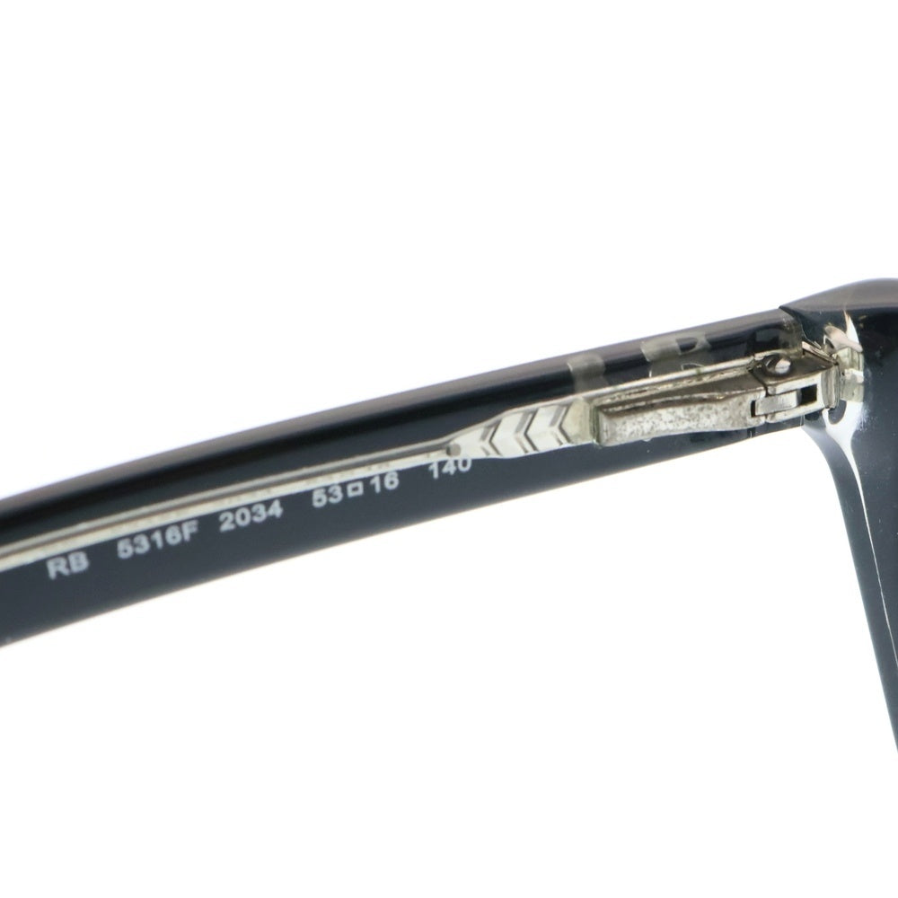 Ray Ban(レイバン) テンプルロゴ ウェリントン サングラス ブラック RB 5316F