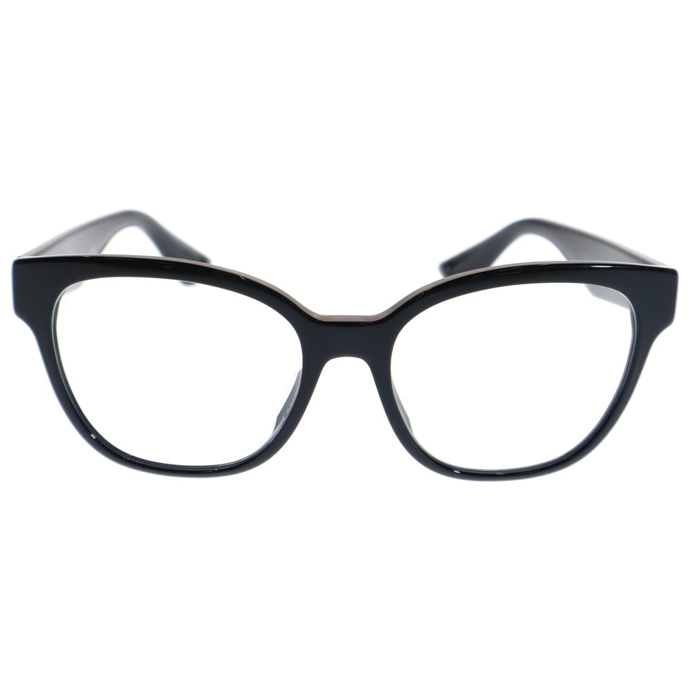 miumiu(ミュウミュウ) テンプルラインストーン ウェリントン サングラス ブラック VMU 06O-A