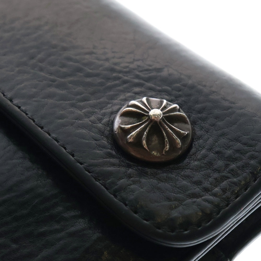 CHROME HEARTS(クロムハーツ) WAVE ウェーブ レザーウォレット 財布 ブラック BCA374