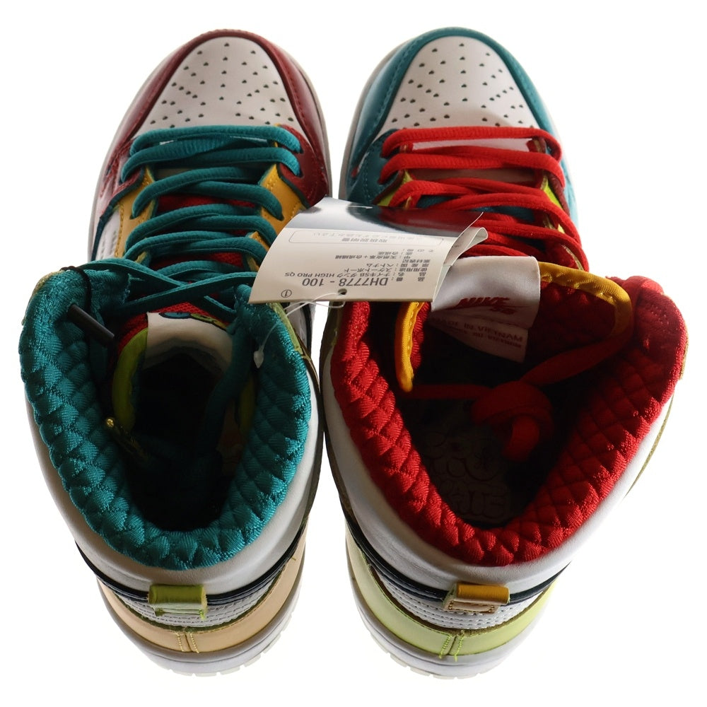 NIKE SB(ナイキエスビー) Dunk High Pro QS DH7778-100 ハイカットスニーカー US6/24cm マルチ