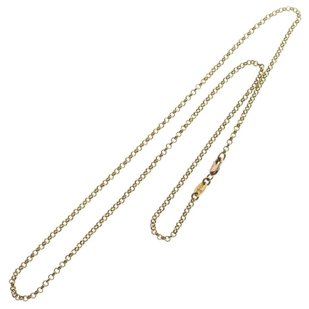 CHROME HEARTS(クロムハーツ) 22K NECKCHAIN R20 ロールチェーンネックレス 20inch ゴールド BCA011
