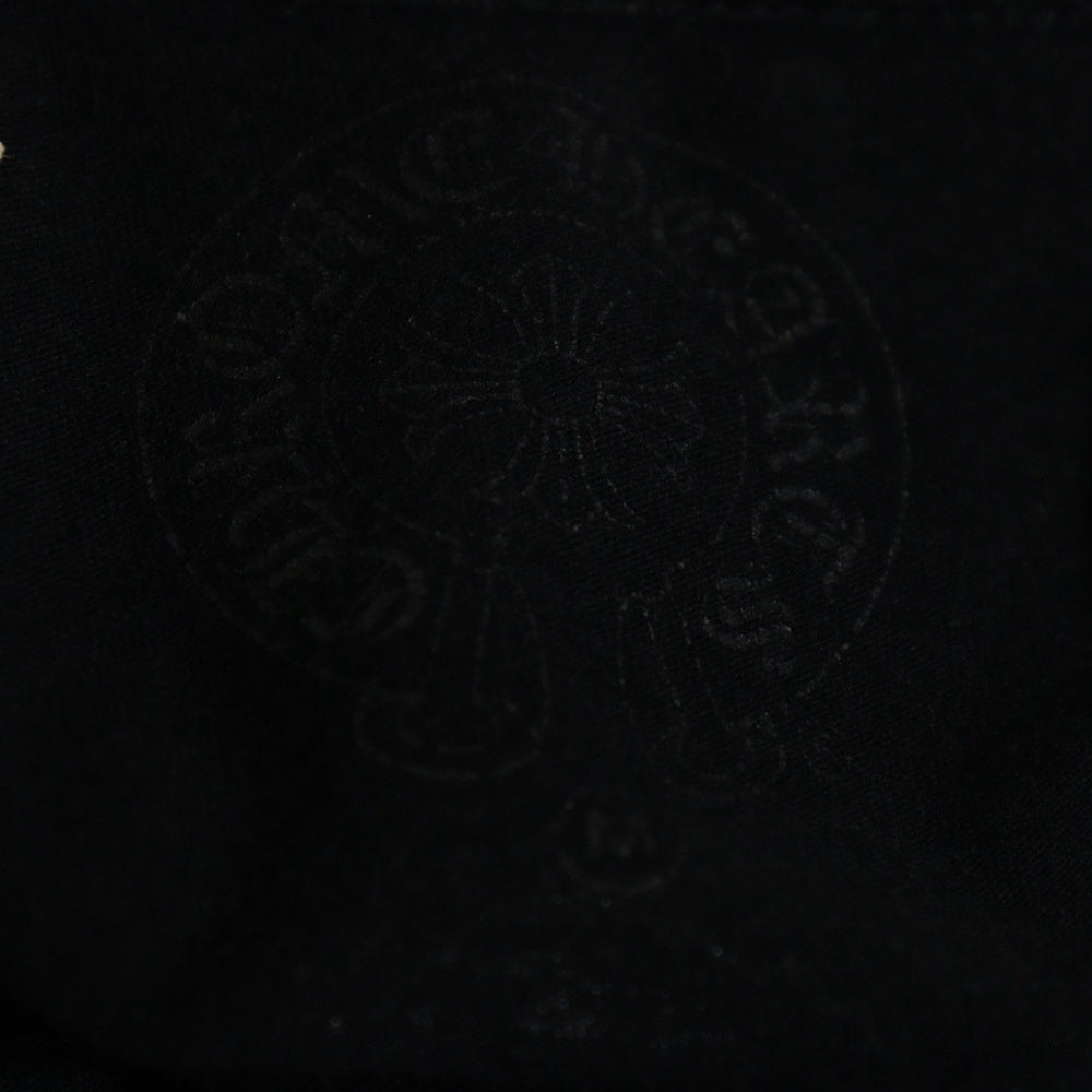 CHROME HEARTS(クロムハーツ) 3セメタリークロス アメリカンフラッグ 半袖Tシャツ カットソー ブラック