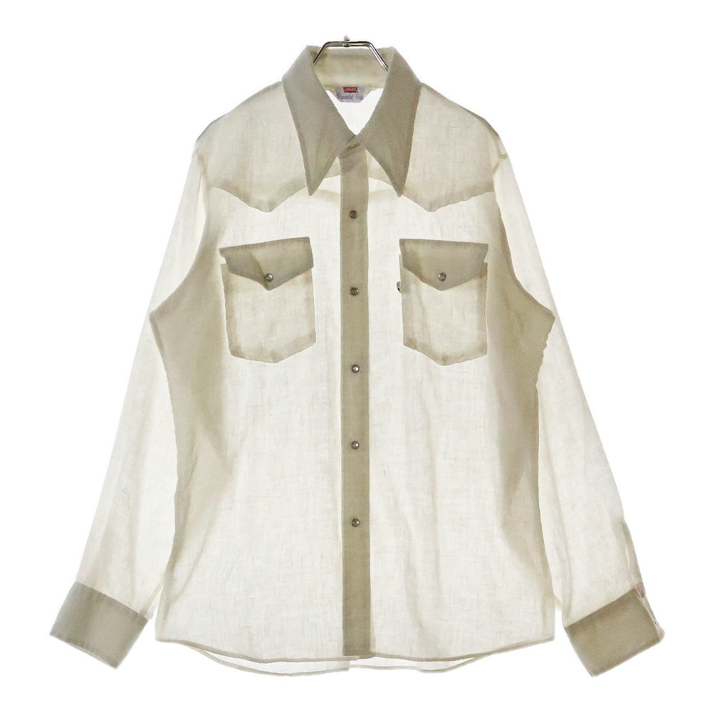 Levi's(リーバイス) Pnatela Tops 長袖シャツ ホワイト