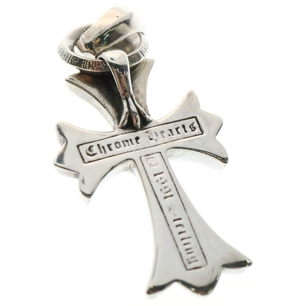 CHROME HEARTS(クロムハーツ) CH CRS SML W/BALE Wベイル スモールCHクロス ペンダントトップ シルバー BCA218