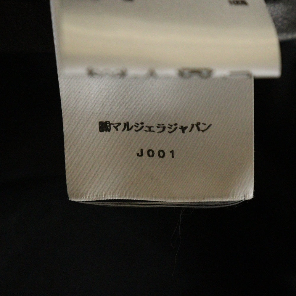 Maison Margiela(メゾンマルジェラ) 22SS 5-ZIP LEATHER JACKET 八の字 ラムレザー シングルライダース ジャケット ハの字 ブラック S50AM0489 SY1460