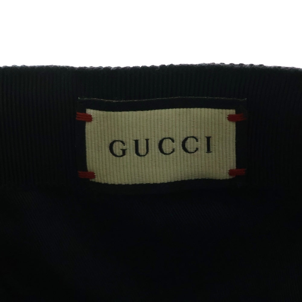 GUCCI(グッチ) GGキャンバス ベースボールキャップ ブラック