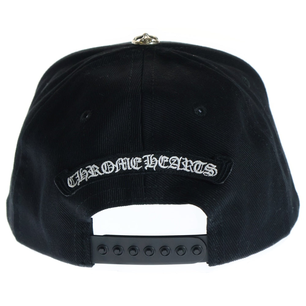 CHROME HEARTS(クロムハーツ) ヴァインダガー刺繍 クロスボールキャップ ブラック