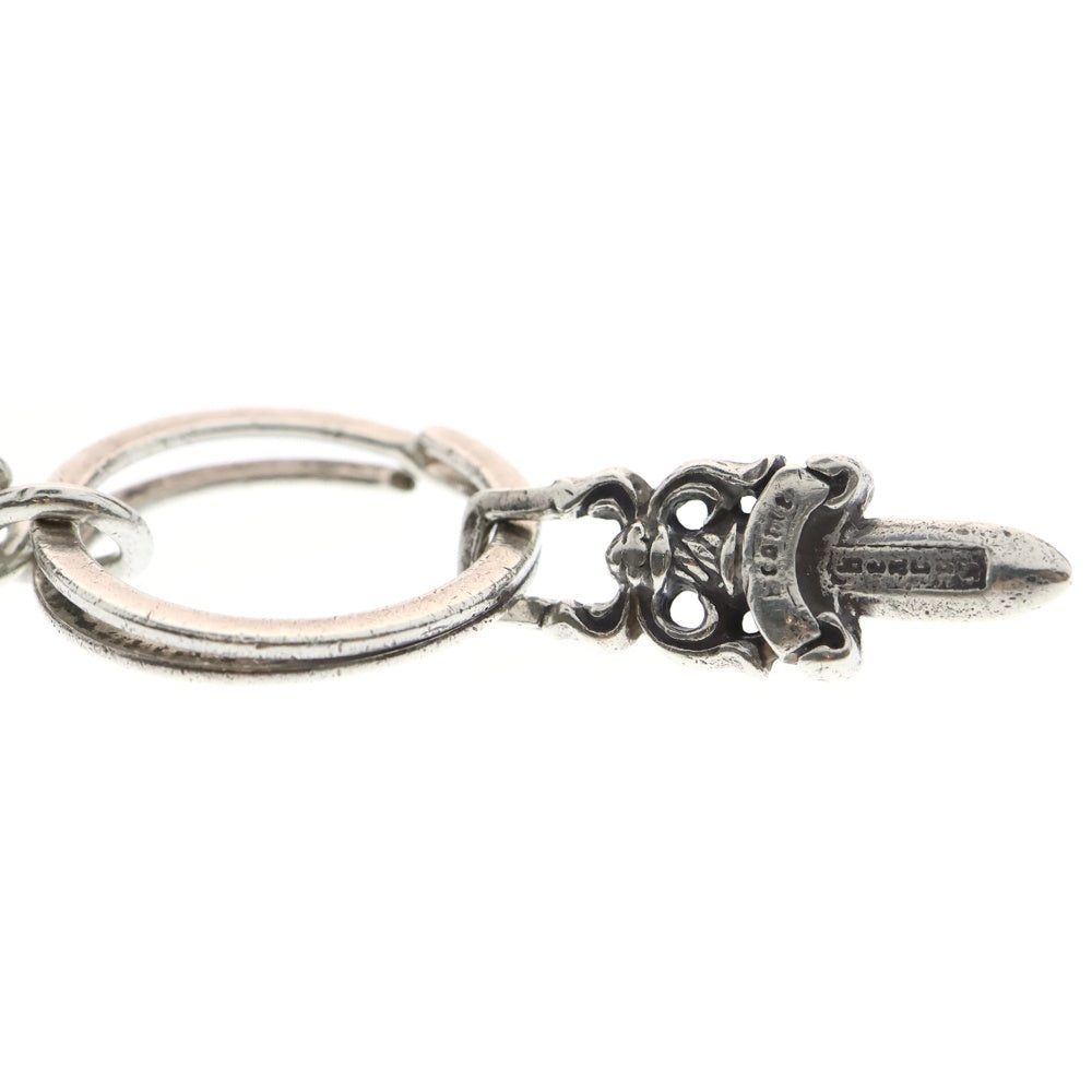 CHROME HEARTS(クロムハーツ) CH CRS LG&No5 DGGR ラージクロス#5ダガー キーリング シルバー