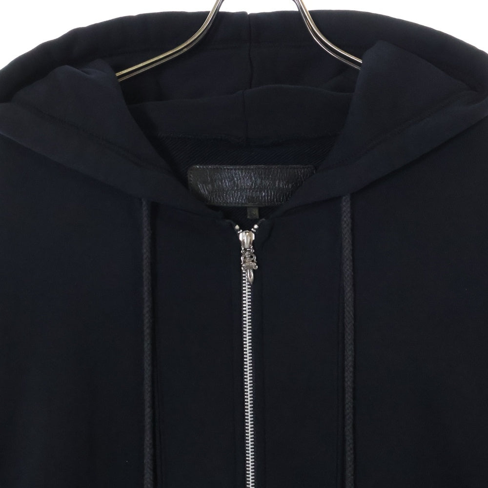 CHROME HEARTS(クロムハーツ) オールド CHプラスパッチ ジップアップパーカー ブラック
