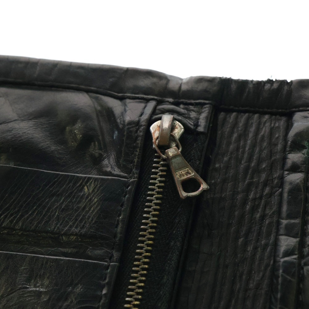 Bill Wall Leather/BWL(ビルウォールレザー) トライバルコンチョボタン ラージカレンシー レザー ウォレット 長財布 ブラック