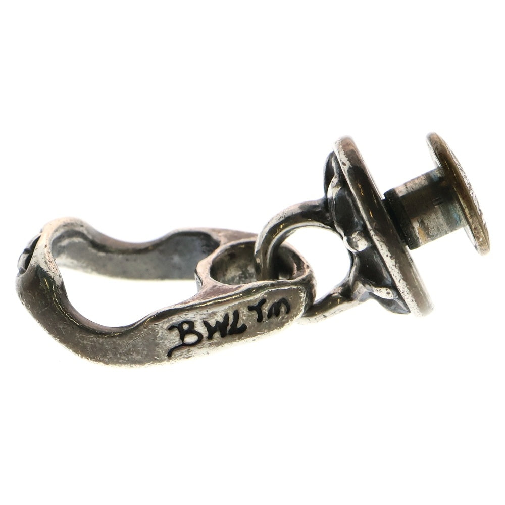Bill Wall Leather/BWL(ビルウォールレザー) レザーウォレットリング Tクロス シルバー