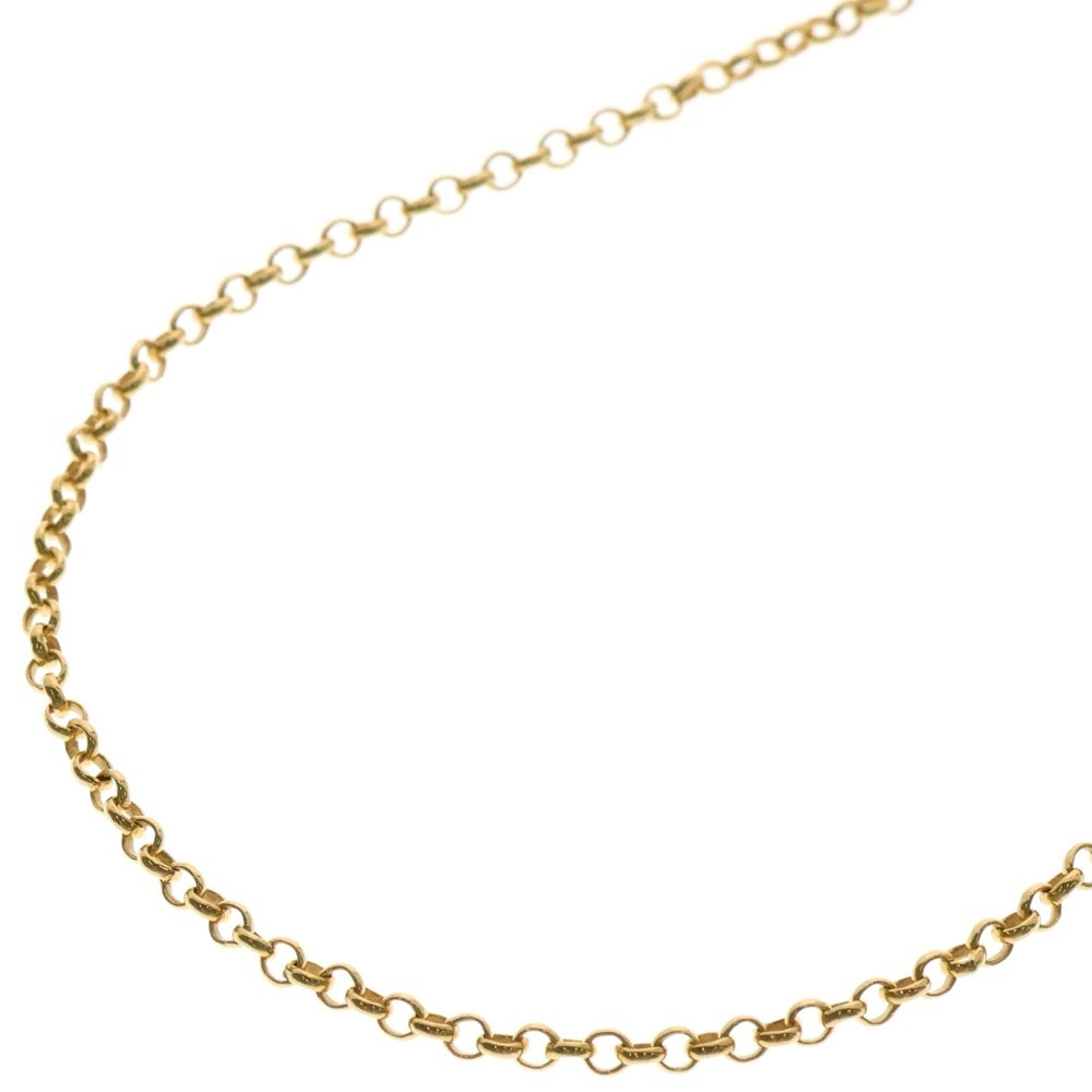 CHROME HEARTS(クロムハーツ) 22K NECKCHAIN R18 ロールチェーンネックレス 18inch ゴールド BCA010