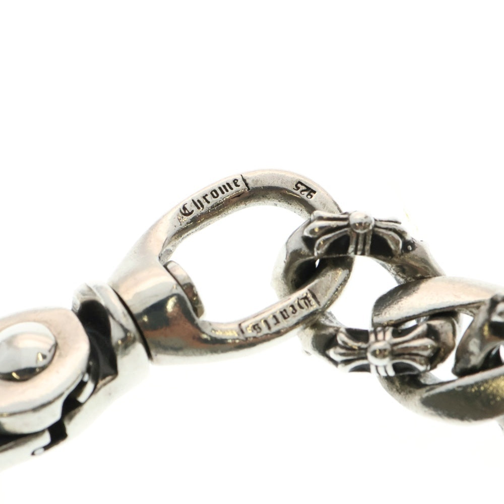 CHROME HEARTS(クロムハーツ) FANCY SHORT-S/1クリップショートファンシー ウォレットチェーン シルバー BCA076