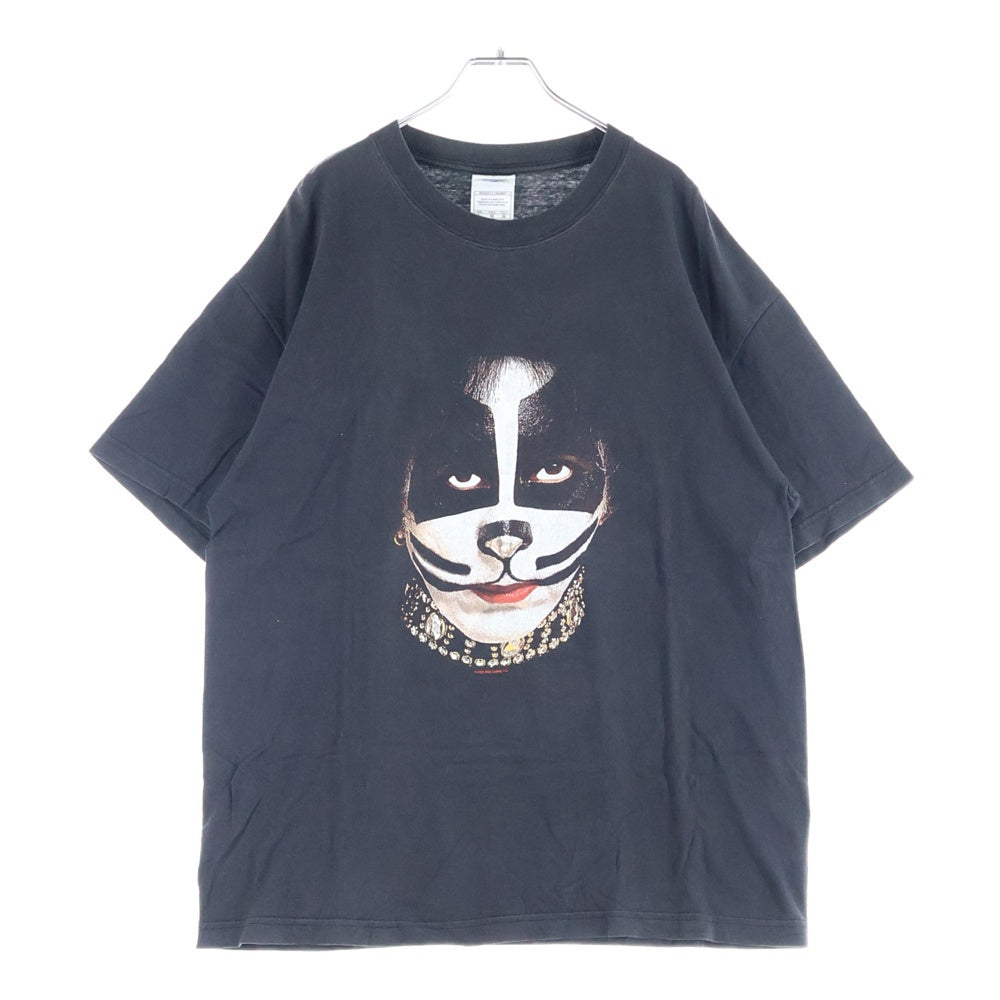 VINTAGE(ヴィンテージ) 00S Diamond Star KISS Peter Cris TEE フロントプリント 半袖Tシャツ ブラック