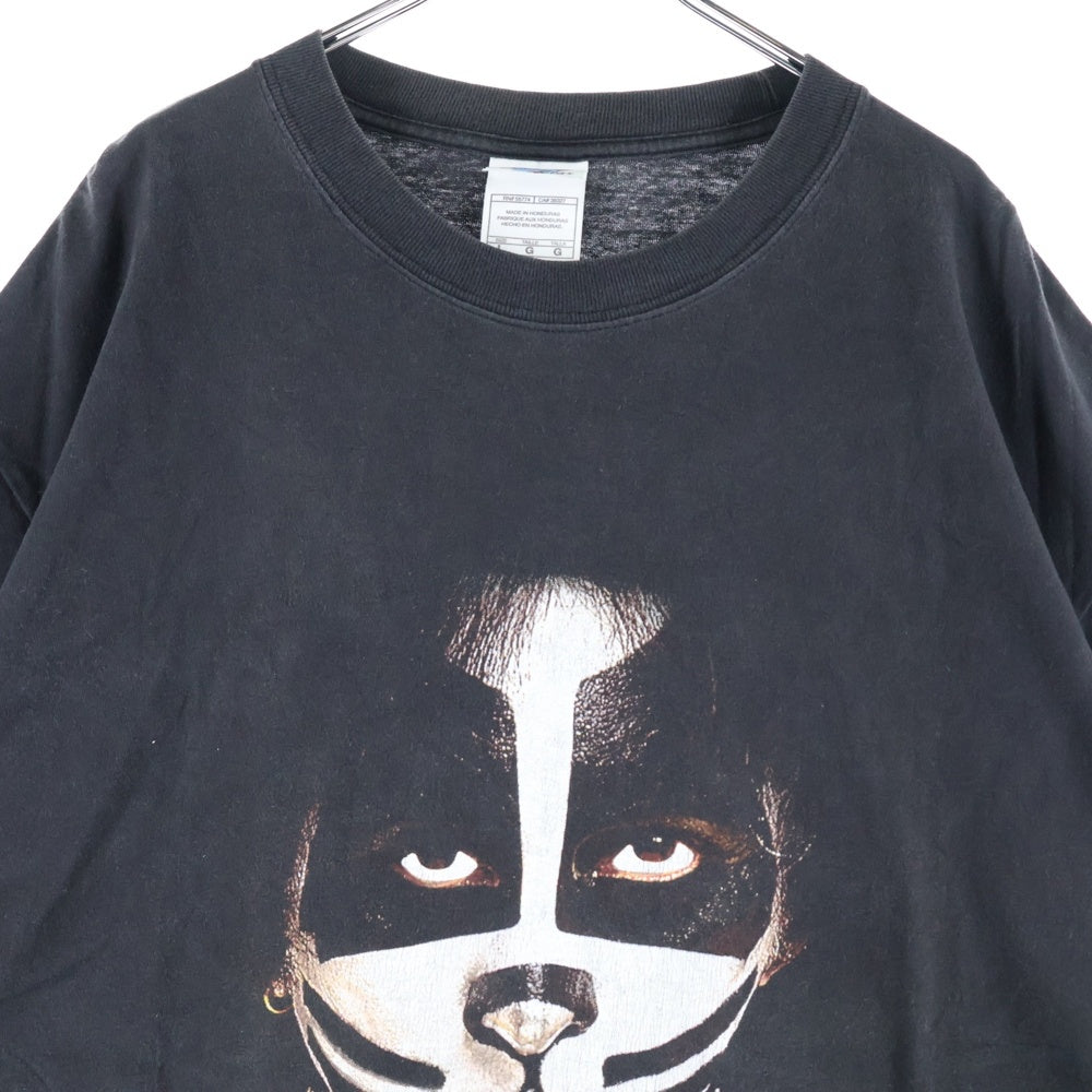 VINTAGE(ヴィンテージ) 00S Diamond Star KISS Peter Cris TEE フロントプリント 半袖Tシャツ ブラック