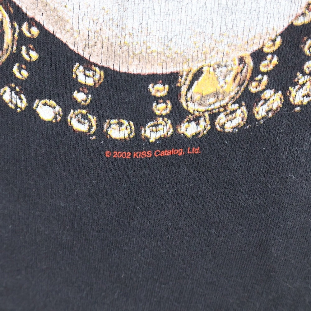 VINTAGE(ヴィンテージ) 00S Diamond Star KISS Peter Cris TEE フロントプリント 半袖Tシャツ ブラック
