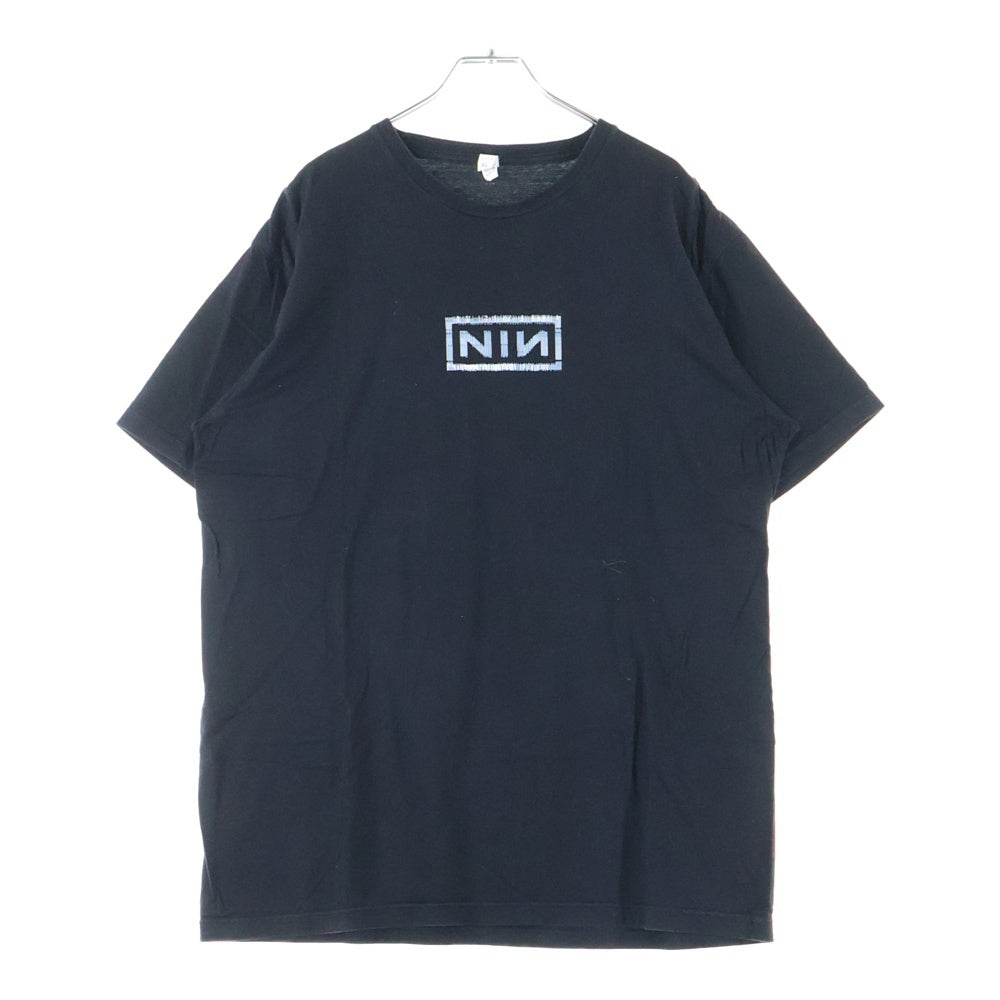 VINTAGE(ヴィンテージ) 00S NINE INCH NAILS WITH TEETH TEE フロントプリント 半袖Tシャツ ブラック