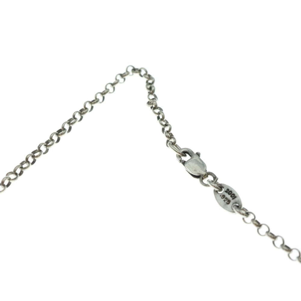 確実正規品CHROME HEARTS クロムハーツ　ロールチェーン　20インチ CHROME HEARTS ROLL CHAIN NECKLACE SILVER 20inch クロムハーツ