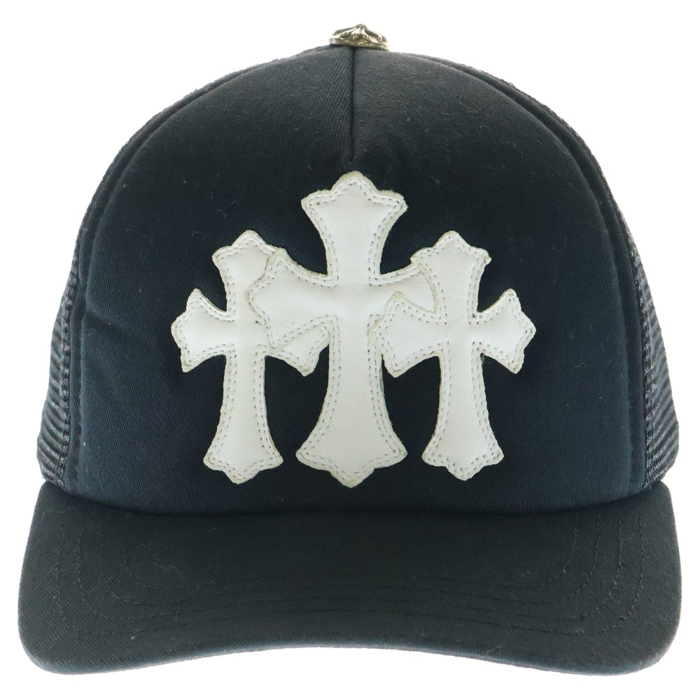 CHROME HEARTS(クロムハーツ) TRUCKER CAP トラッカーキャップ 3クロスパッチクロスボール付メッシュキャップ