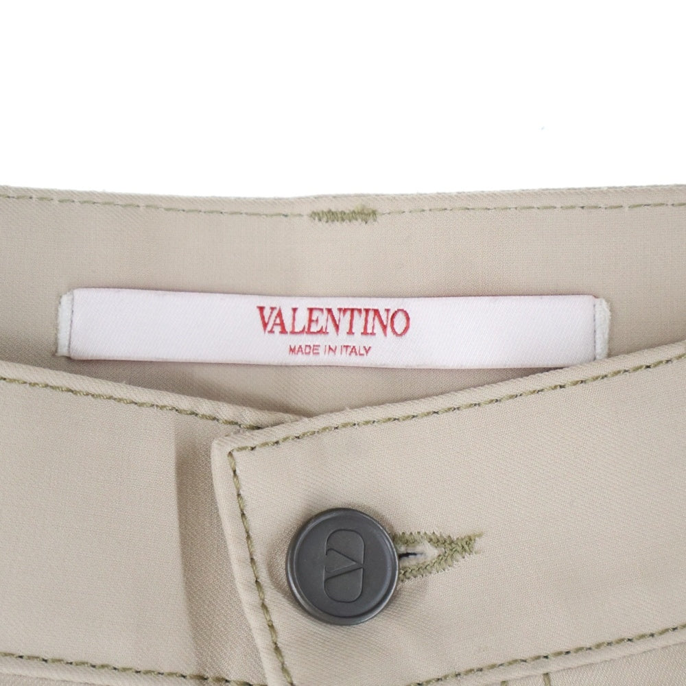 VALENTINO(ヴァレンティノ) センタープレス ジップフライ チノパンツ ベージュ 2V3RBJ608YE
