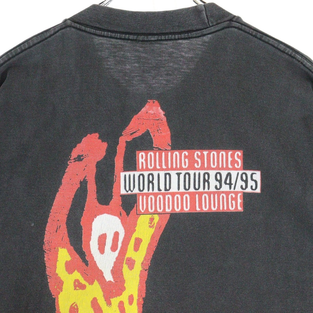 VINTAGE(ヴィンテージ) 90s VINTAGE ROLLING STONES 1994 VOODOO LOUNGE WORLD TOUR ローリングストーンズ ヴードゥー ラウンジ ワールドツアー クルーネック 半袖Tシャツ