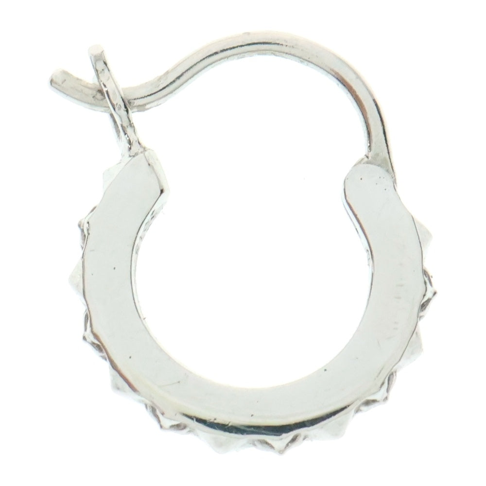 CHROME HEARTS(クロムハーツ) 18KWG HOOP TFP PNK PLS フープ トゥルーファッキンパンク プラスパンク ピアス ホワイトゴールド