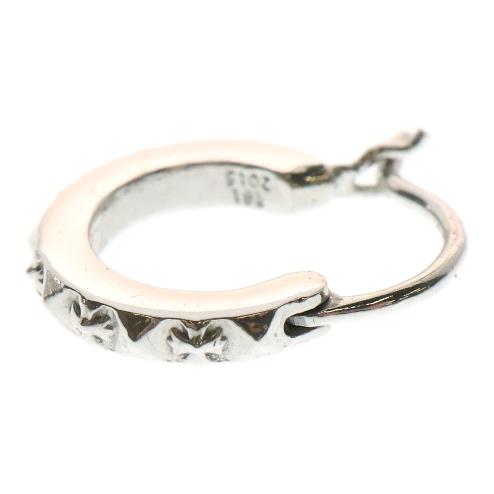 CHROME HEARTS(クロムハーツ) 18KWG HOOP TFP PNK PLS フープ トゥルーファッキンパンク プラスパンク ピアス ホワイトゴールド