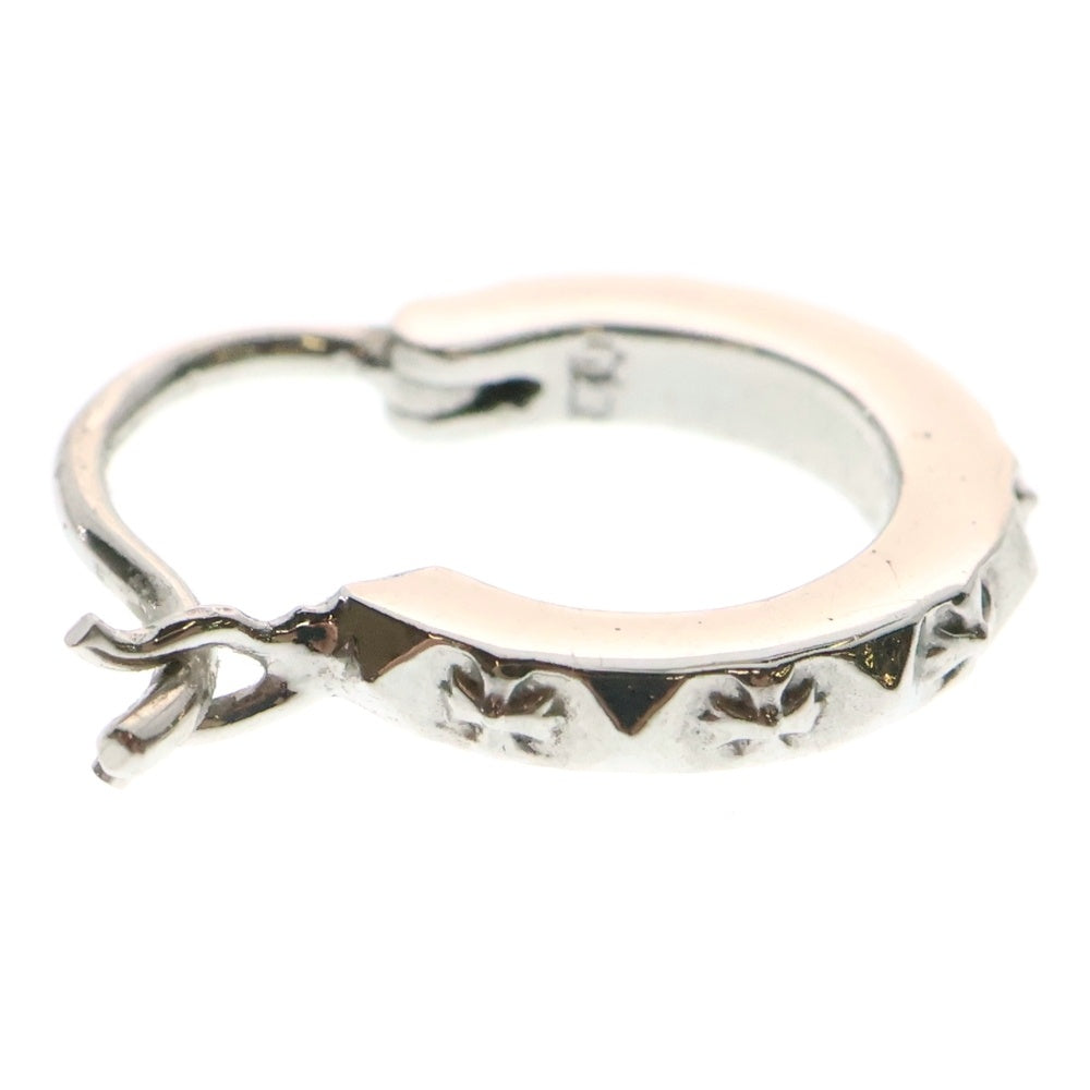 CHROME HEARTS(クロムハーツ) 18KWG HOOP TFP PNK PLS フープ トゥルーファッキンパンク プラスパンク ピアス ホワイトゴールド