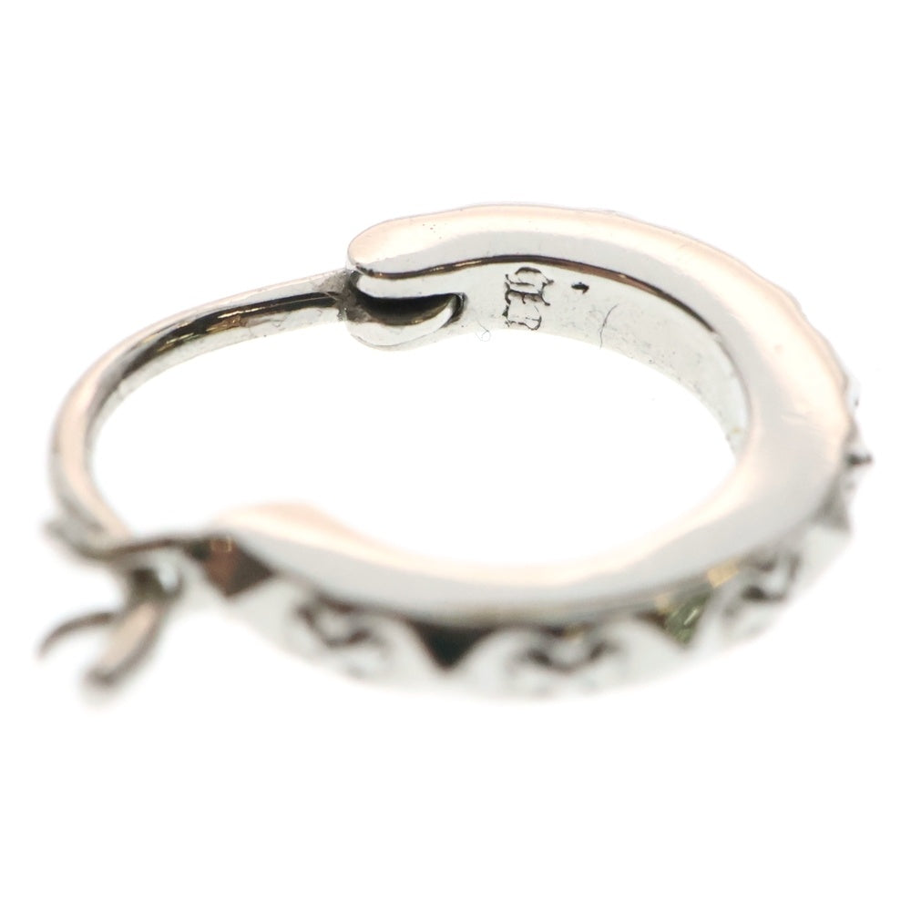 CHROME HEARTS(クロムハーツ) 18KWG HOOP TFP PNK PLS フープ トゥルーファッキンパンク プラスパンク ピアス ホワイトゴールド
