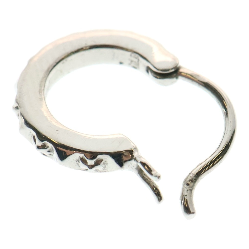CHROME HEARTS(クロムハーツ) 18KWG HOOP TFP PNK PLS フープ トゥルーファッキンパンク プラスパンク ピアス ホワイトゴールド