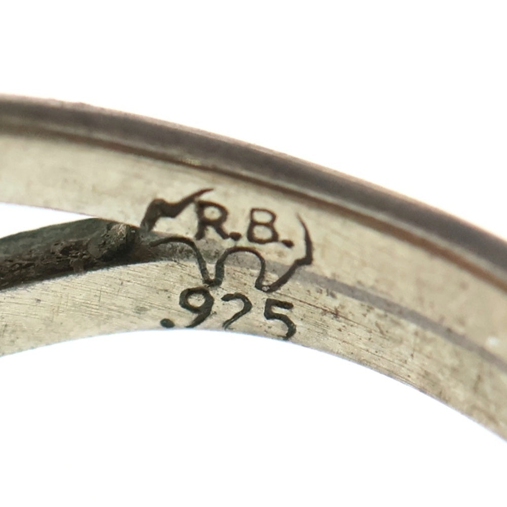 INDIAN JEWELRY(インディアンジュエリー) GT刻印 インレイリング シルバー