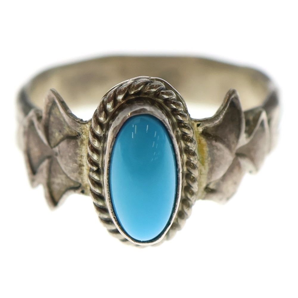 INDIAN JEWELRY(インディアンジュエリー) RB刻印 ターコイズ リング シルバー