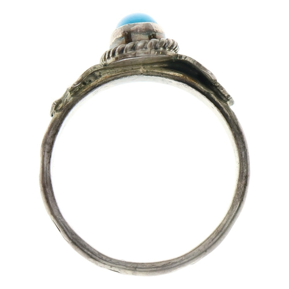 INDIAN JEWELRY(インディアンジュエリー) RB刻印 ターコイズ リング シルバー