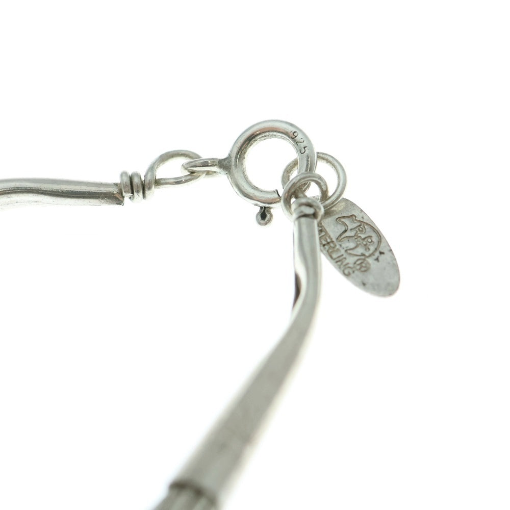 INDIAN JEWELRY(インディアンジュエリー) RB刻印 インレイ ネックレス シルバー