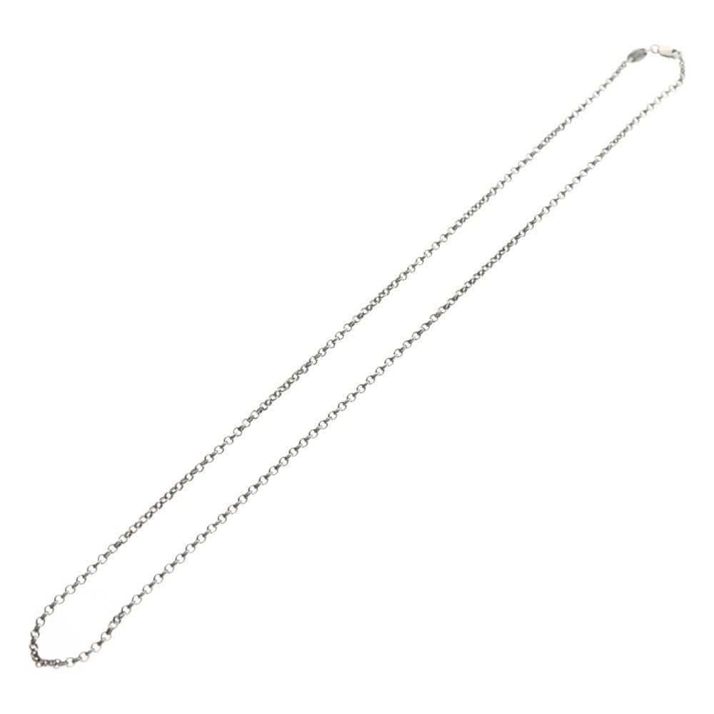 CHROME HEARTS(クロムハーツ) NECKCHAIN R20 ロールチェーンネックレス 20inch シルバー BCA084
