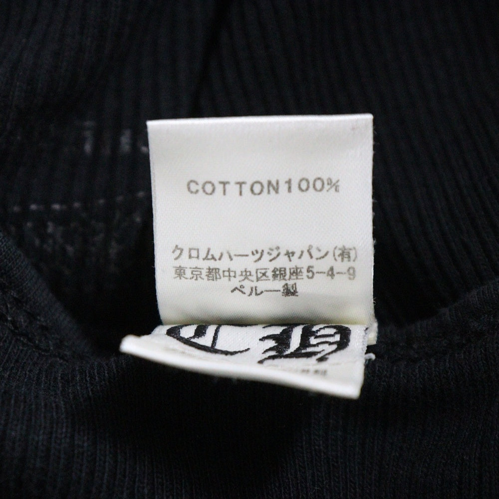 CHROME HEARTS(クロムハーツ) TANK TOP CHプラス サークルロゴ バックプリント ブラック