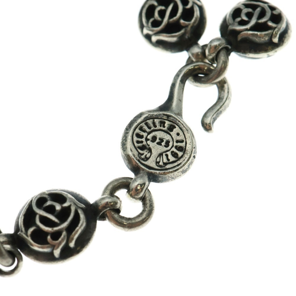 CHROME HEARTS(クロムハーツ) NO2 BALL #2フローラルボール ブレスレット シルバー