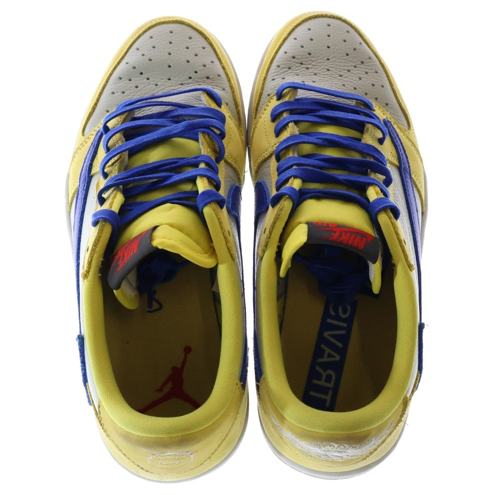 NIKE(ナイキ) ×TRAVIS SCOTT WMNS AIR JORDAN 1 RETRO LOW OG Canary DZ4137-700 トラヴィス スコット ウィメンズ エアジョーダン1 カナリー ローカットスニーカー