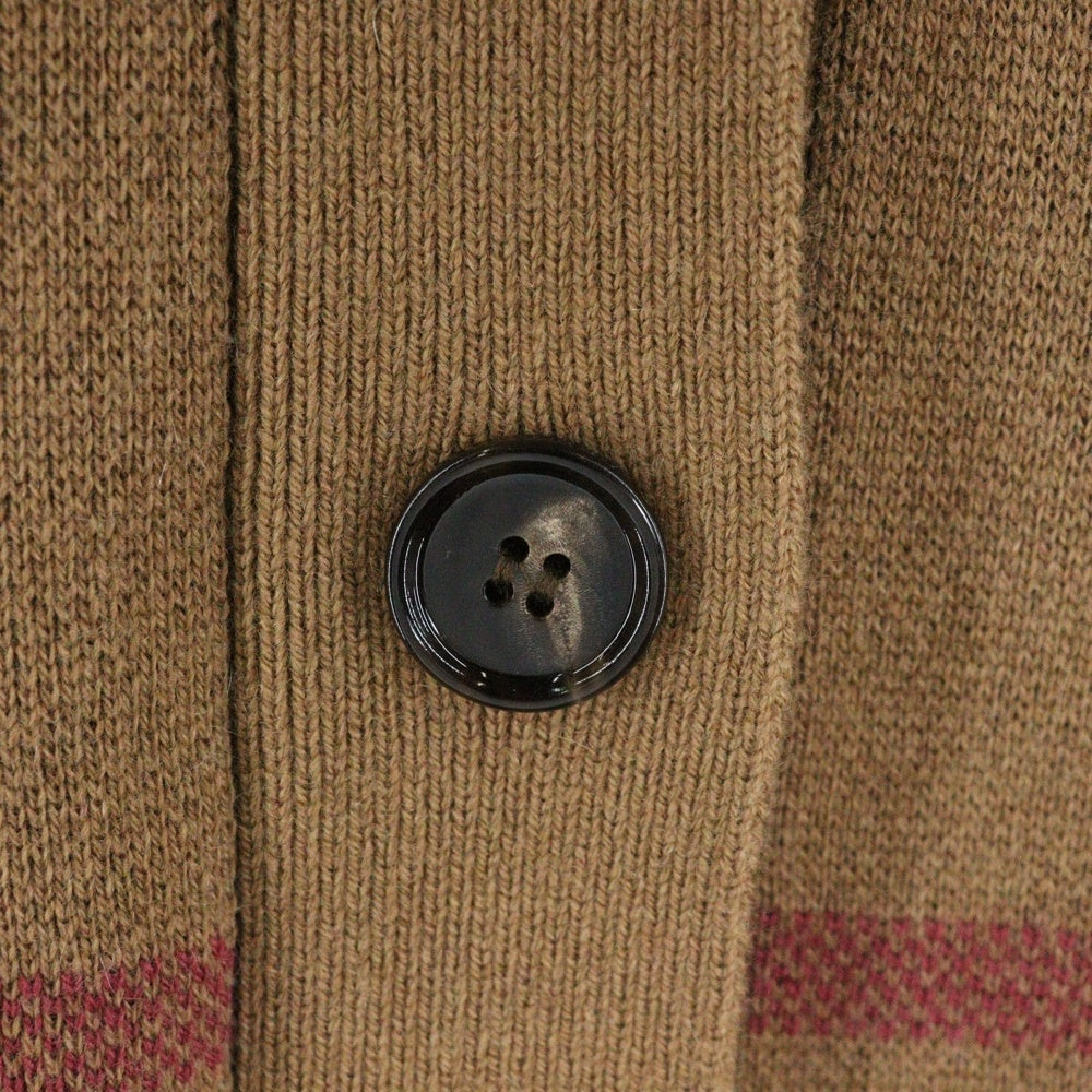 BURBERRY(バーバリー) ノバチェック 総柄 カーディガン ブラウン 8043372