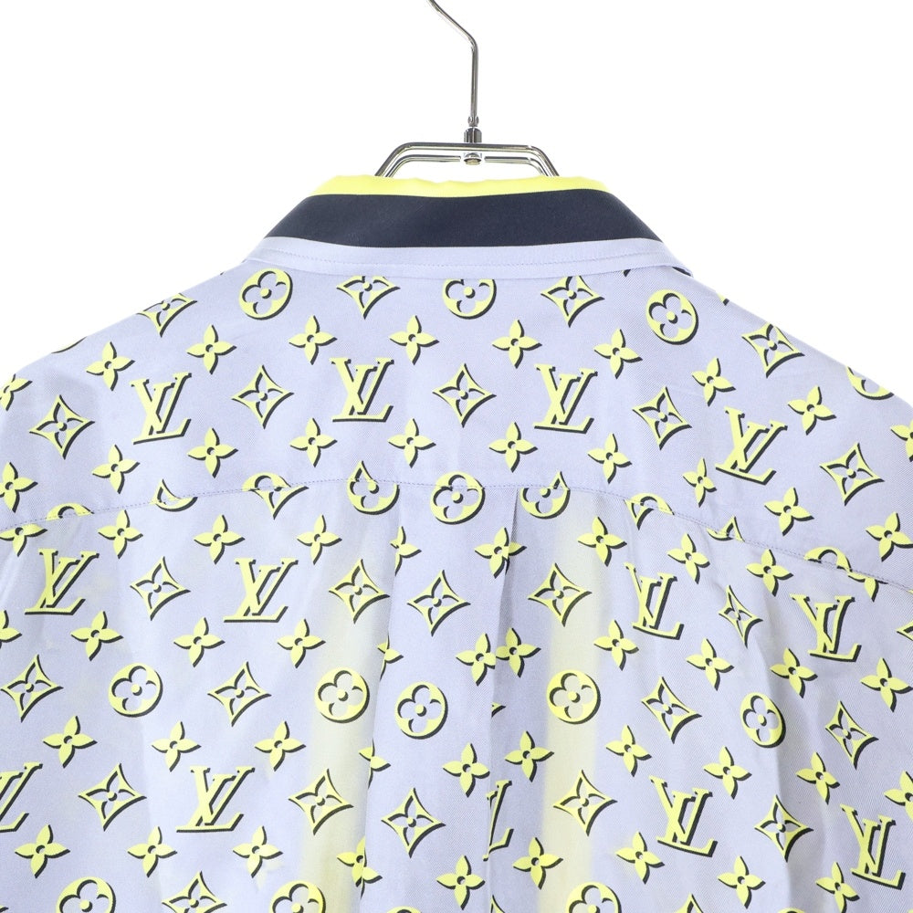 LOUIS VUITTON(ルイヴィトン) ブランドロゴ総柄 長袖シャツ グレー RW232W ADD FPBL42