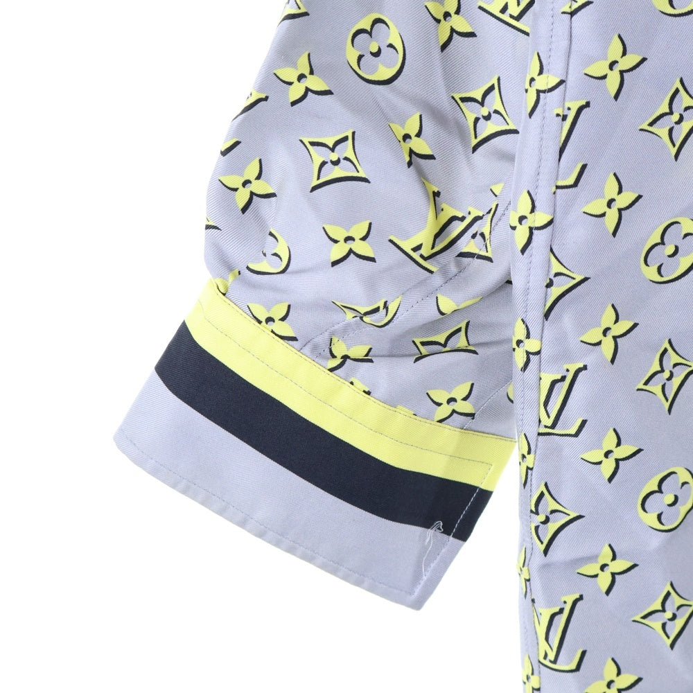 LOUIS VUITTON(ルイヴィトン) ブランドロゴ総柄 長袖シャツ グレー RW232W ADD FPBL42