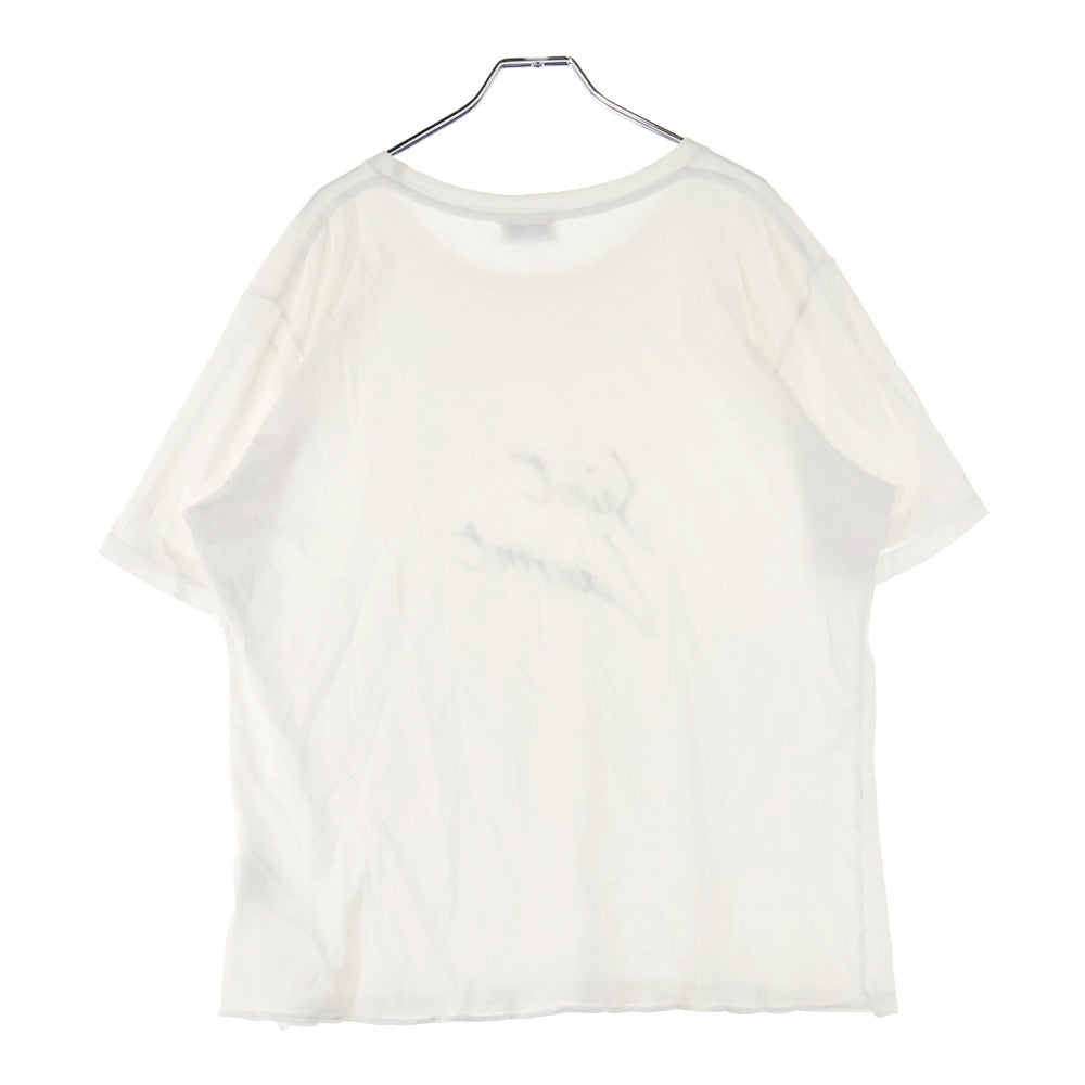 SAINT LAURENT PARIS(サンローランパリ) フロントロゴプリント 半袖Tシャツ ホワイト 480335 YB2IS 9744