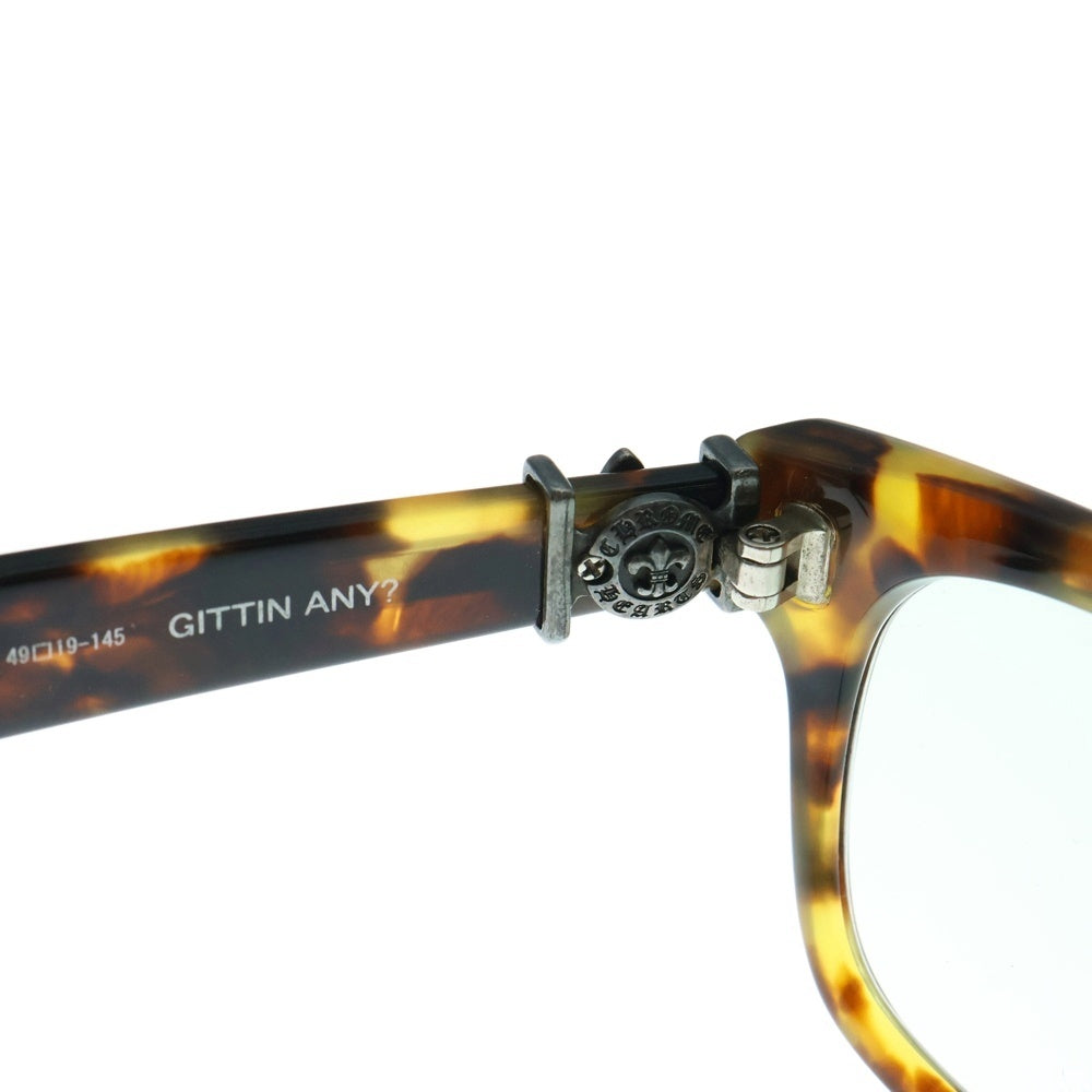 CHROME HEARTS(クロムハーツ) GITTIN ANY? BSフレアテンプル ウェリントン型 サングラス 眼鏡 メガネ アイウェア