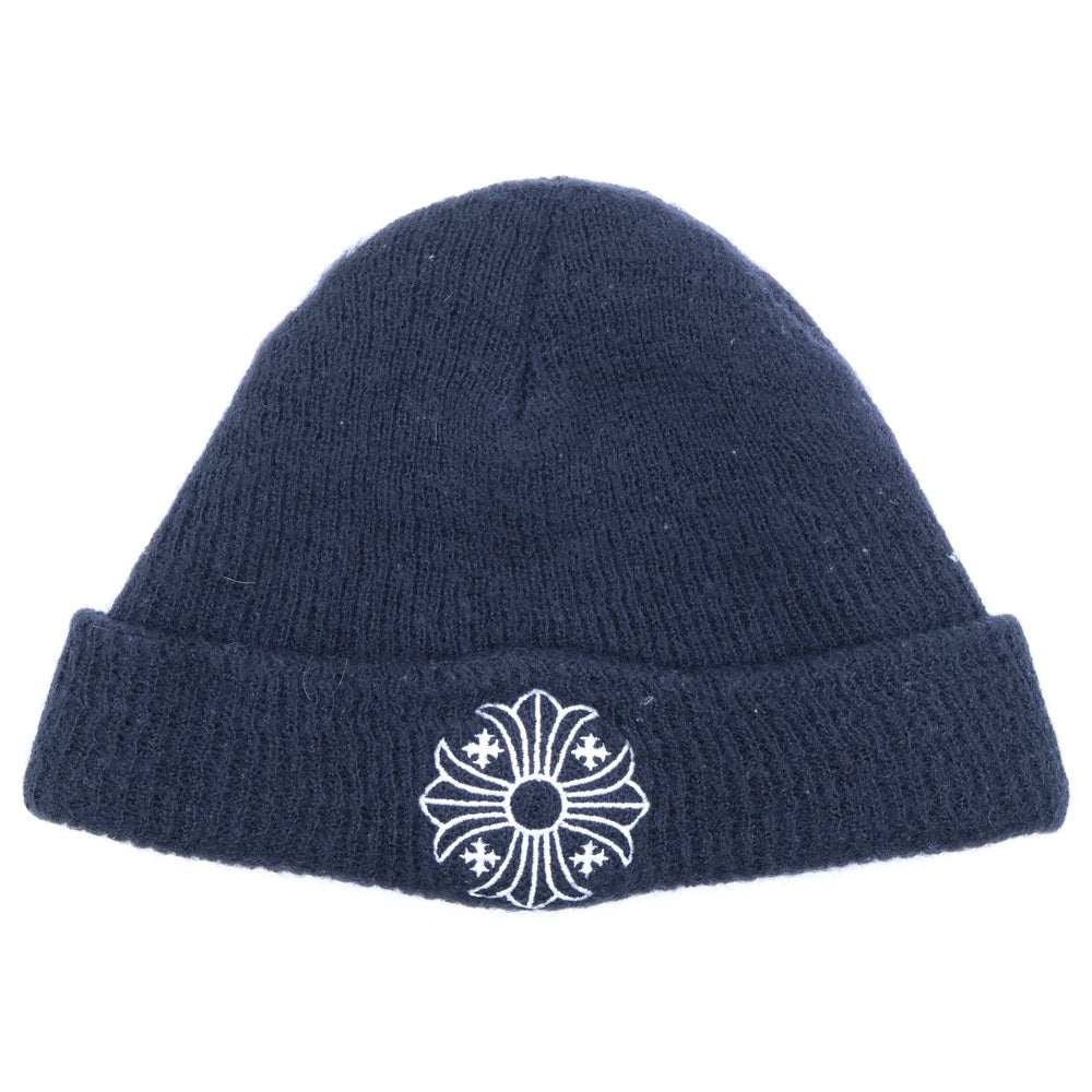 CHROME HEARTS(クロムハーツ) WOOL WATCH CAP CHプラス刺繍ウールビーニー ニット帽 ニットキャップ ブラック