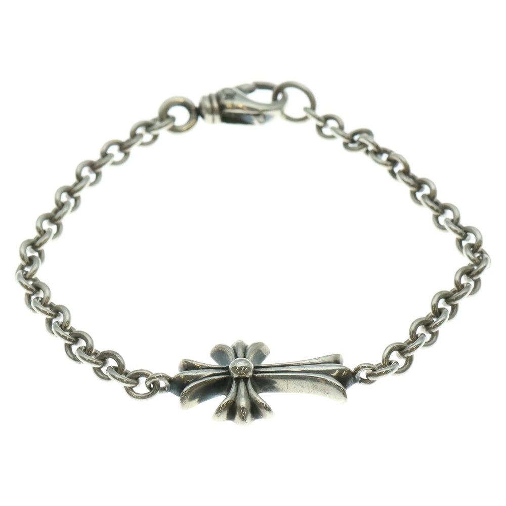 CHROME HEARTS(クロムハーツ) CHN TNY CH CRS タイニーCHクロスチェーン ブレスレット シルバー BCA136
