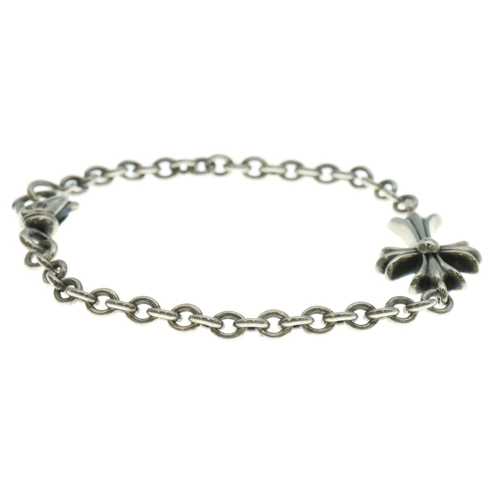 CHROME HEARTS(クロムハーツ) CHN TNY CH CRS タイニーCHクロスチェーン ブレスレット シルバー BCA136