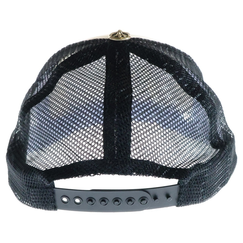 CHROME HEARTS(クロムハーツ) TRUCKER CAP CHパッチメッシュトラッカーキャップ クロスボール付 帽子 ホワイト/ブラック